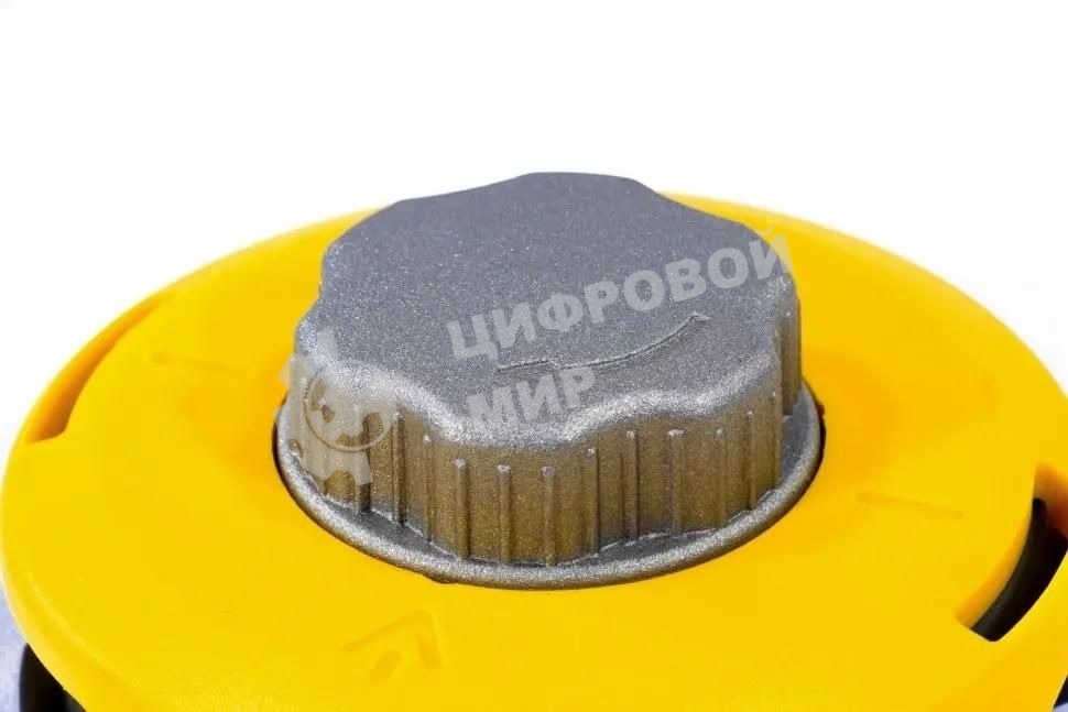 Катушка Denzel 96322 тримм. полуавтомат. легкая заправка лески гайка m10x1.25 винт m10-m10 алюм.кн