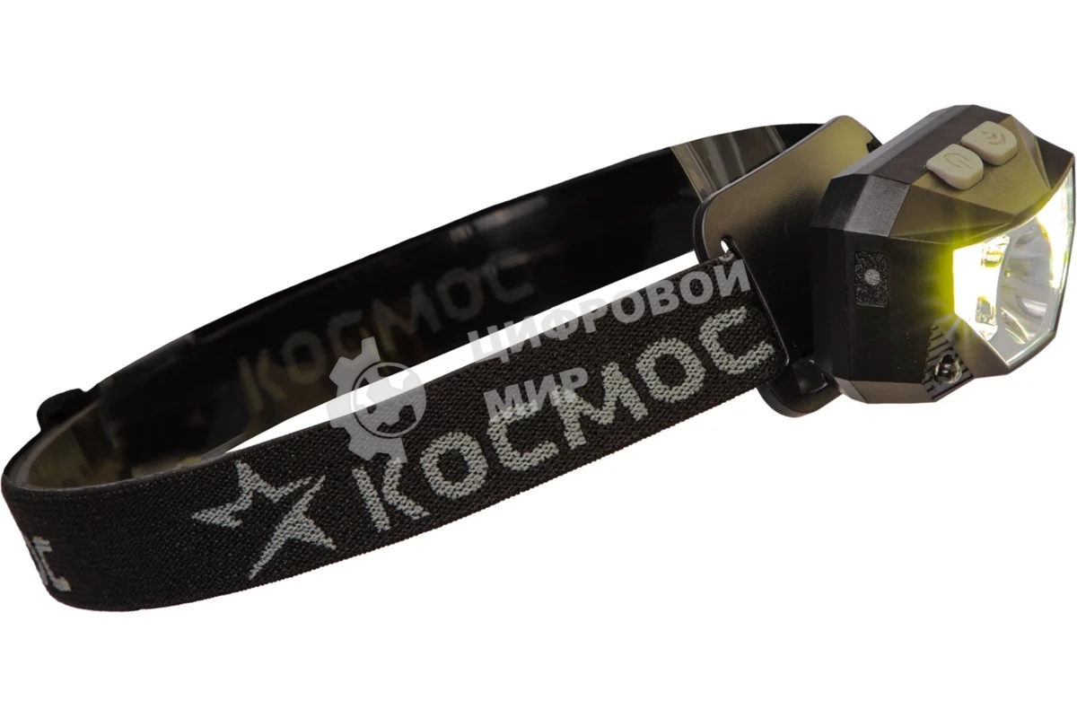 Фонарь налобный аккумуляторный КОСМОС KOC851Lit черный
