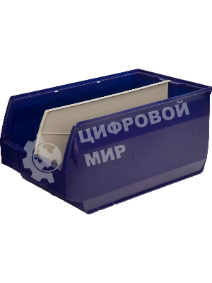 Ящик сплошной ТАРА.РУ Venezia 5006 синий 500х310х250мм PP 10043