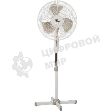Вентилятор Oasis VF-40PWG белый/серый, напольный, 40 Вт, 3 скорости, 40 см (4 шт. в коробке)