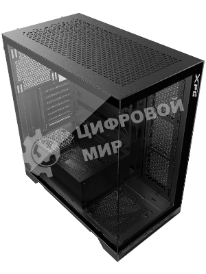 Компьютерный корпус XPG INVADER X черный (INVADERXMTWOF-BKCWW) Mid-Tower, Micro-ATX, Mini-ITX, Standard-ATX, USB 3.2 Gen2 Type-A, USB 3.2 Gen2 Type-C