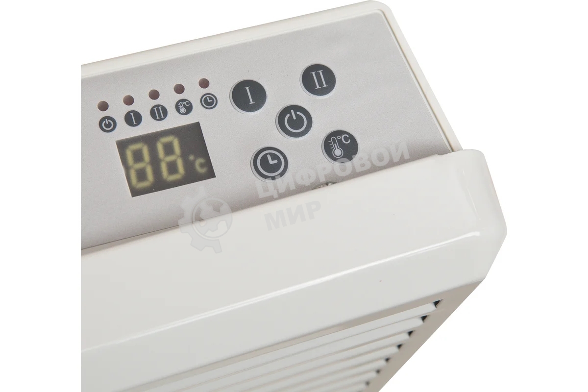 Конвектор электрический Oasis EK-15 белый, 1500 Вт, 20 м2, термостат, дисплей