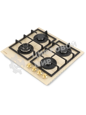 Газовая варочная поверхность Hyundai HHG 6434 BE бежевый