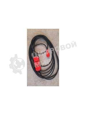 Колодка каучуковая ЭРА 3-м с заземл. 16А IP44 красн.