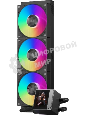 Система жидкостного охлаждения для процессора PCCooler DC360 Pro ARGB Display BK черный (DC360Pro-BKAWXY-GL)