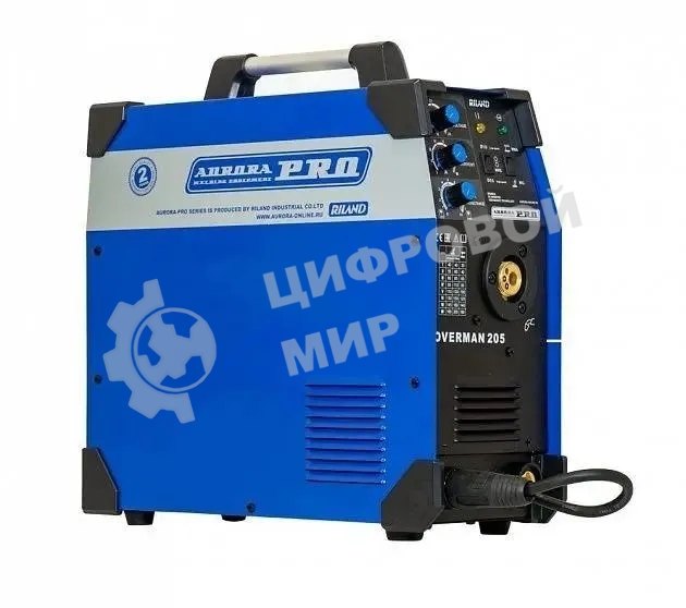 Сварочный полуавтомат AURORA PRO OVERMAN 205 (MIG/MAG+MMA)