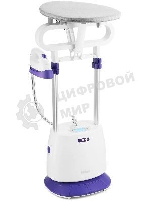 Отпариватель Kitfort КТ-996 белый/фиолетовый, 2300 Вт, 32 г/мин, 1600 мл