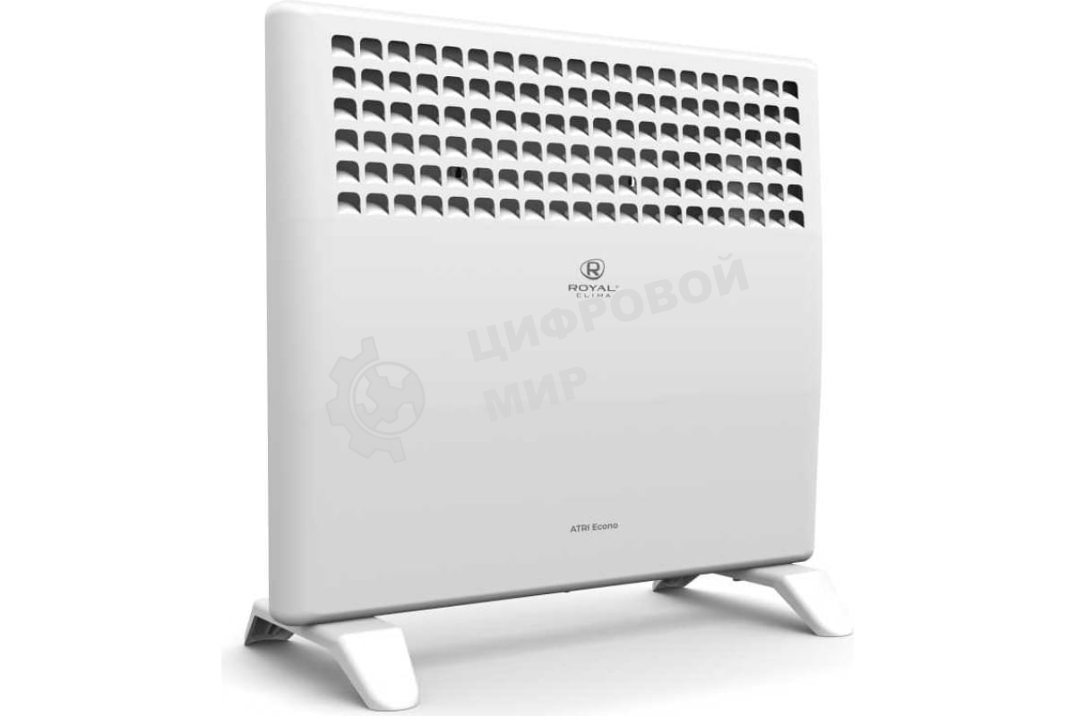 Конвектор электрический Royal Clima REC-AE1000M белый, 1000 Вт, 15 м2, термостат