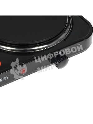 Плита настольная электрическая Energy EN-903B 2 конф., чугун, черная (158957)