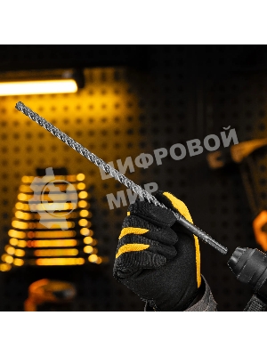 Бур по бетону Denzel цельная крестовая пластина, 10x315 мм, SDS PLUS