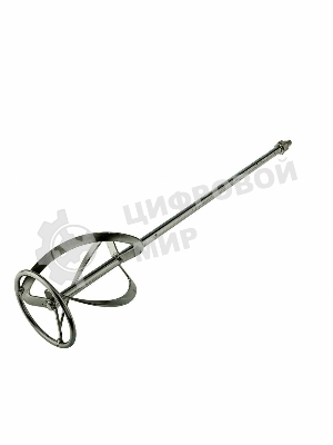 Насадка для миксера Сибртех, для тяжелых растворов,120 х 590 мм, оцинкованная,хвостовик резьба М14