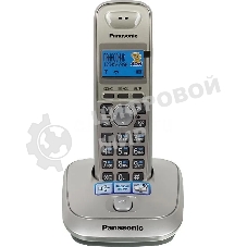 Телефон Panasonic KX-TG2511RUN (платиновый) АОН, Caller ID,спикерфон на трубке,переход в Эко режим одним нажатием