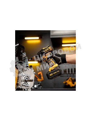 Винтоверт ударный аккумуляторный бесщет Denzel CID-IB-200 18В Li-Ion