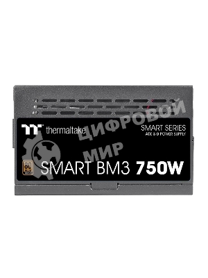 Блок питания Thermaltake Smart BM3 (PS-SPD-0750MNFABE-3), 750Вт, 80 PLUS Bronze, 120мм, модульный, черный