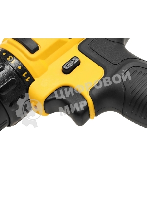 Дрель-шуруповерт DeWalt DCD710D2-QW, 10,8 В, 2 Ач, 24 Нм, щеточный