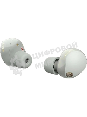 Наушники TWS Sony WF-1000XM5 серебристый, внутриканальные, Bluetooth, активное шумоподавление, беспроводная зарядка, до 8 ч