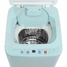 Стиральная машина Willmark WMA-451GH бирюзовый, загрузка вертикальная 3.5 кг, 800 об/мин