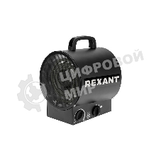 Пушка тепловая электрическая Rexant круглая, прямоугольная подставка, ТЭН, 3кВт