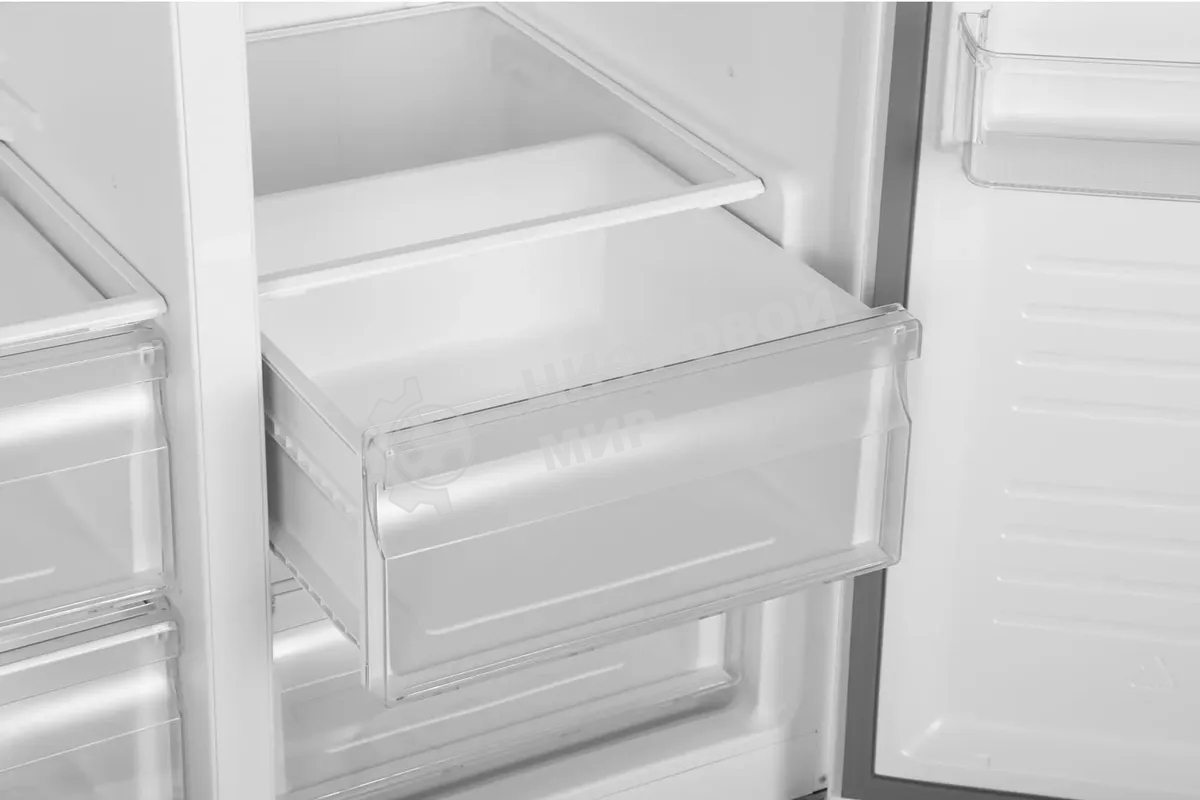 Холодильник Hyundai CS5003F белое двухкамерный 331/165л морозилка сбоку, Total No Frost, Side by Side