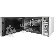 Микроволновая печь Centek CT-1586 серебристый, 20 л, 700 Вт, переключатели - кнопки, поворотный механизм