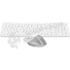 Клавиатура + мышь A4Tech Fstyler FB2800C Air2 белый клав:белый/серый мышь:белый/серый USB беспроводная Bluetooth/Радио slim