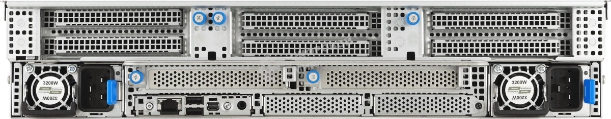 Серверная платформа ASUS RS720-E12-RS8G, 2U, 2x LGA 4710, 32x DDR5 6400, 8 x 2.5