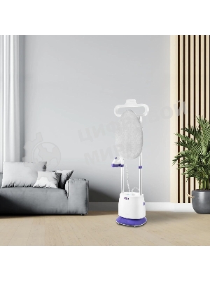 Отпариватель Kitfort КТ-996 белый/фиолетовый, 2300 Вт, 32 г/мин, 1600 мл