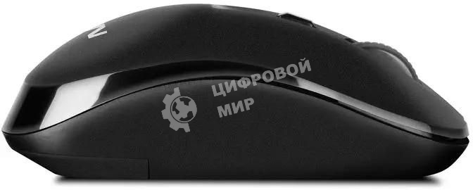 Мышь беспроводная SVEN RX-260W черный, 1600 dpi, радиоканал, USB, кнопки - 4