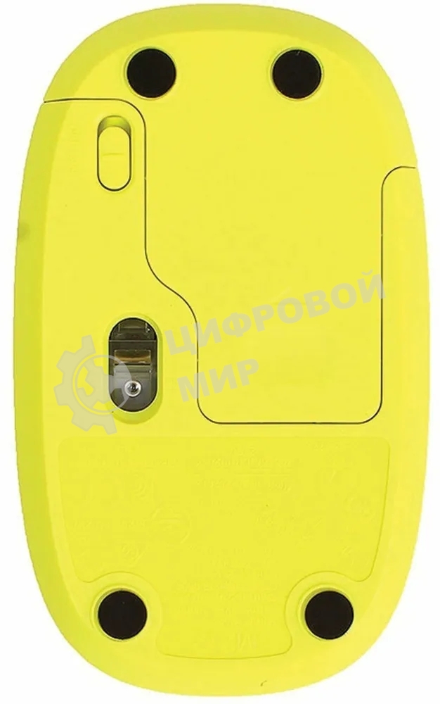 Комплект беспроводной клавиатура+мышь Logitech MK240 черный/желтый (920-008198)