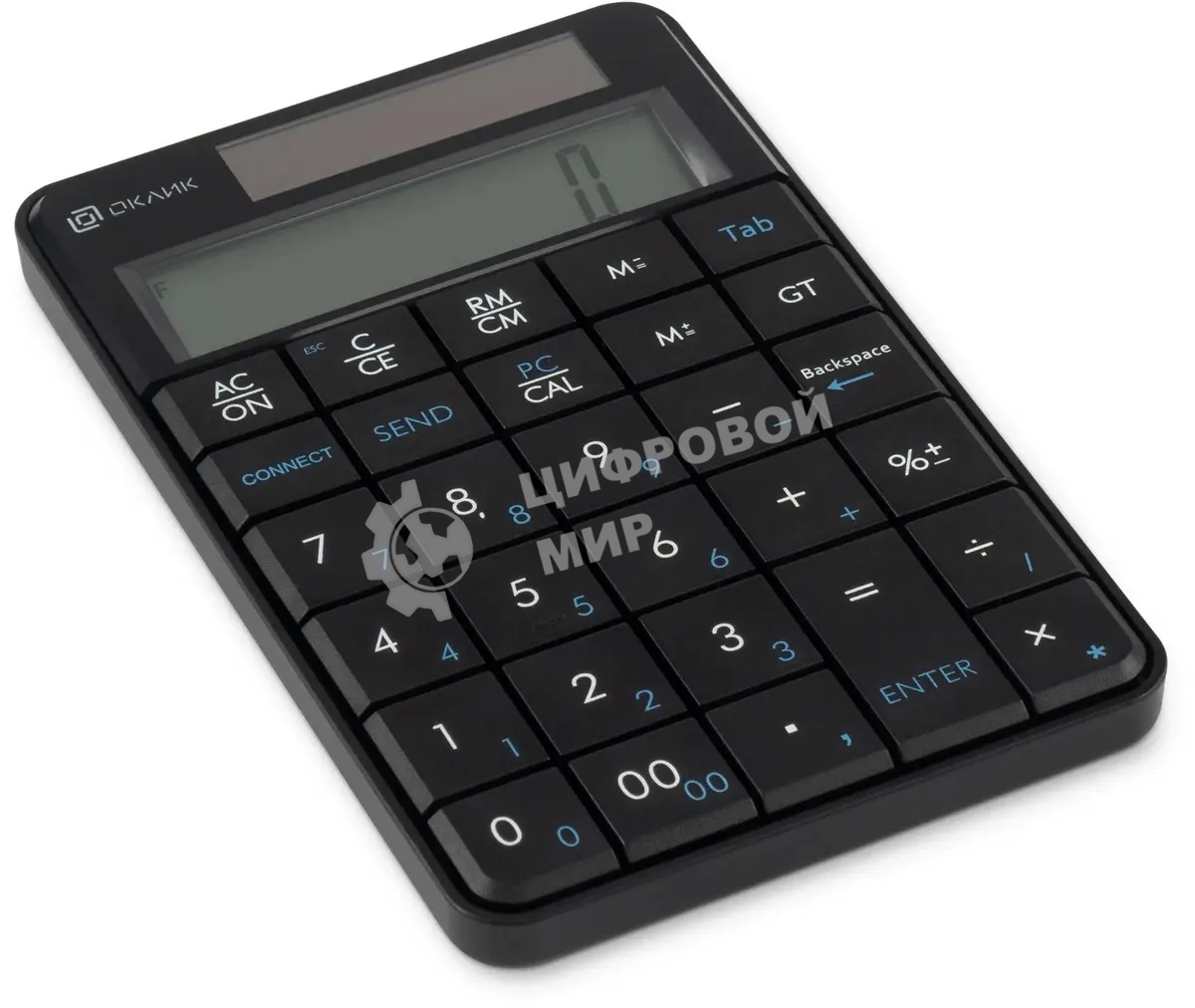 Цифровой блок Oklick K604W беспроводная, радиоканал, чёрный