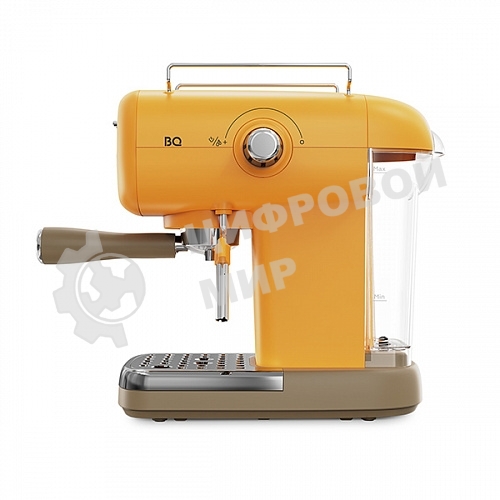 Кофеварка эспрессо BQ CM2004 желтый, исп. кофе - молотый, 0.6 л, 1100 Вт, 20 бар