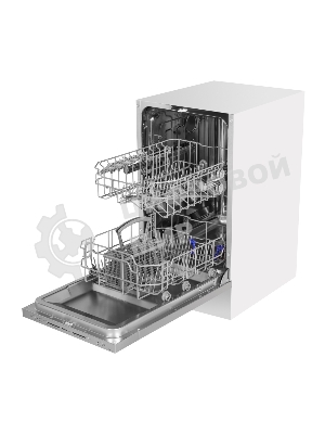 Встраиваемая посудомоечная машина HOMSAIR DW44L-2, серебристый, 44.8 см, 9 компл., 49 дБ, класс A++
