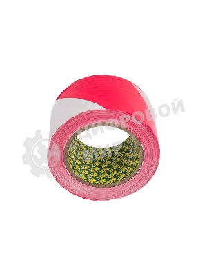 Лента сигнальная Fit 11854 70 ммх200 м красно-белая