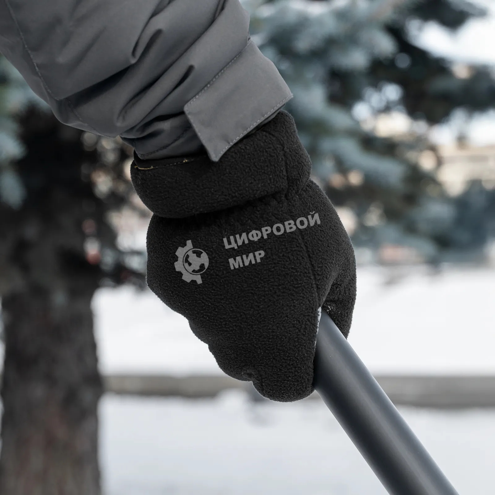 Перчатки универсальные Denzel 68097 двойные, ПВХ нанесение, размер 10