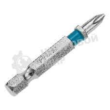 Бита Gross PH1х50мм, сталь S2, шестигр., 2 шт.