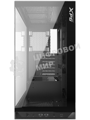 Компьютерный корпус XPG INVADER X черный (INVADERXMTWOF-BKCWW) Mid-Tower, Micro-ATX, Mini-ITX, Standard-ATX, USB 3.2 Gen2 Type-A, USB 3.2 Gen2 Type-C