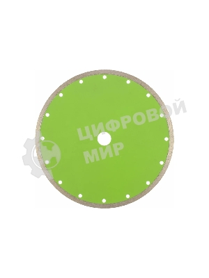 Диск алмазный Сибртех отрезной сплошной, 230 х 22,2 мм, мокрая резка