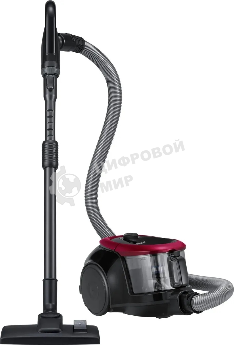 Пылесос Samsung SC18M21C0VR красный, 380/1800 Вт, уборка сухая, пылесборник контейнер 1.5 л