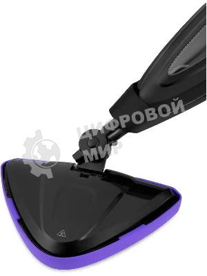 Швабра паровая Kitfort КТ-1051 1500Вт черный/фиолетовый