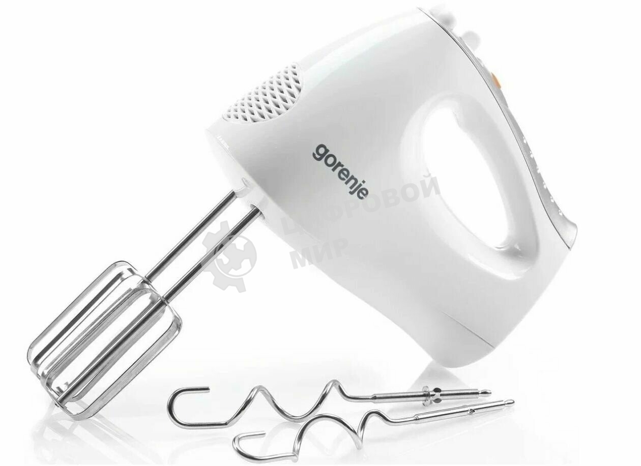 Миксер Gorenje M450WS, 450 Вт,, 5 скоростей, белый