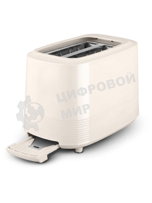 Тостер Centek CT-1433 слоновая кость, 750 Вт, 2 слота