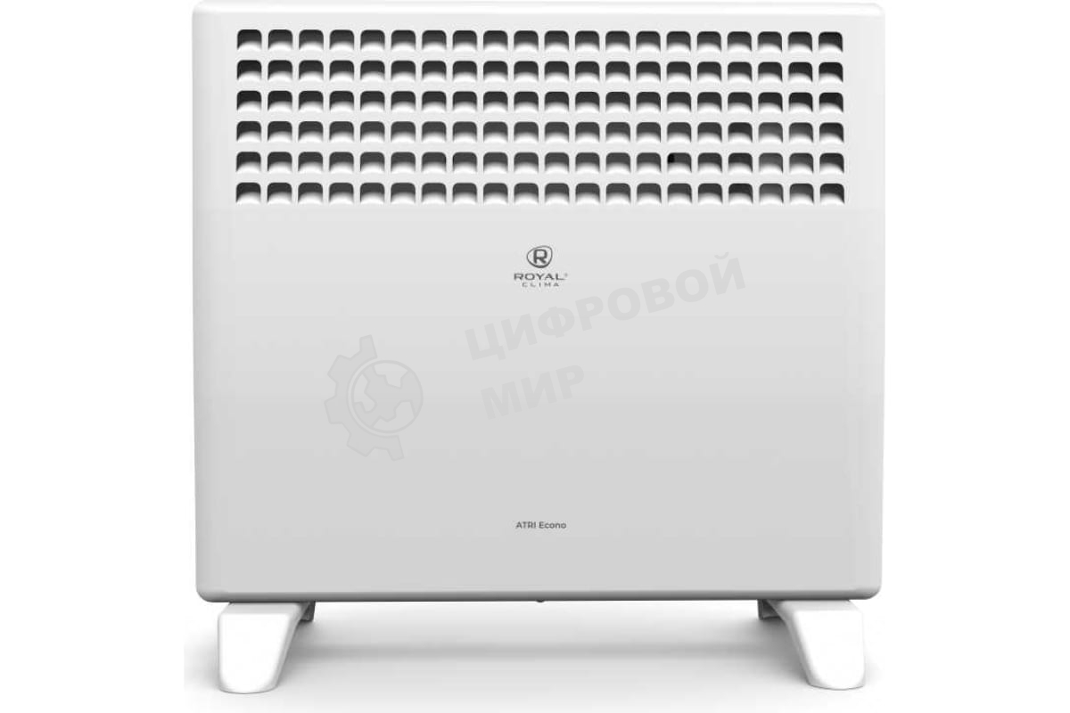 Конвектор электрический Royal Clima REC-AE1000M белый, 1000 Вт, 15 м2, термостат