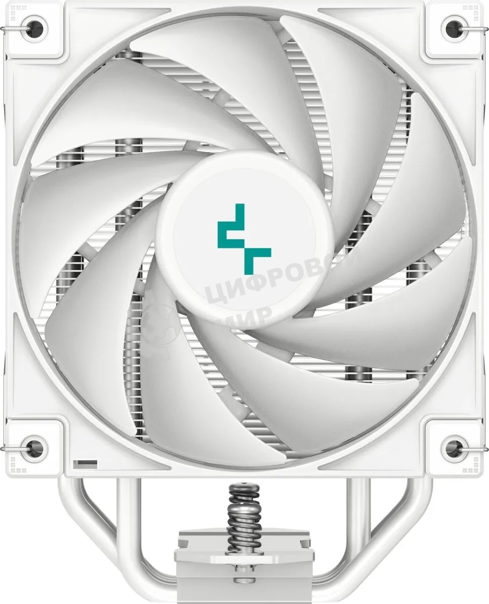 Кулер для процессора DEEPCOOL AK400 WH белый, 120 мм, алюминий/медь, 1850 об/мин, 29 дБ, 4 pin, 220 Вт, 155 мм