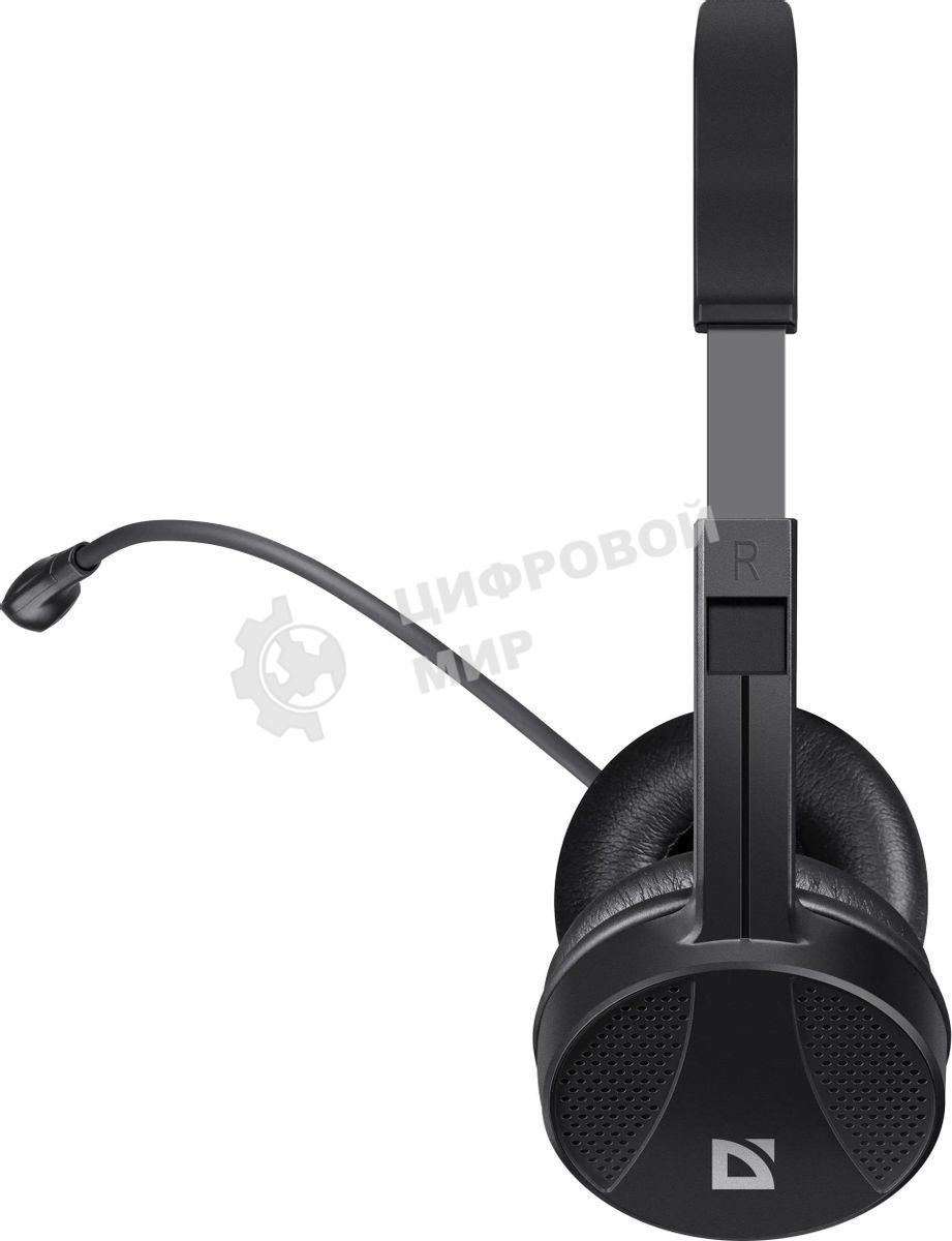 Гарнитура проводная Defender Tune 160 (черный, провод 1.8 м)