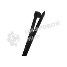 Нейлоновые стяжки Fortisflex КСС 4х370 черный 100 штук