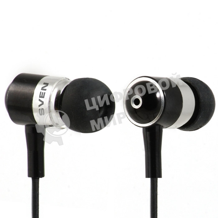 Наушники проводные внутриканальные SVEN E-10 BK (черный)