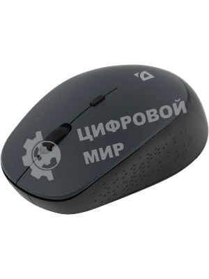 Мышь беспроводная Defender Auris MB-027 серый, 1600 dpi, радиоканал, USB, кнопки - 4