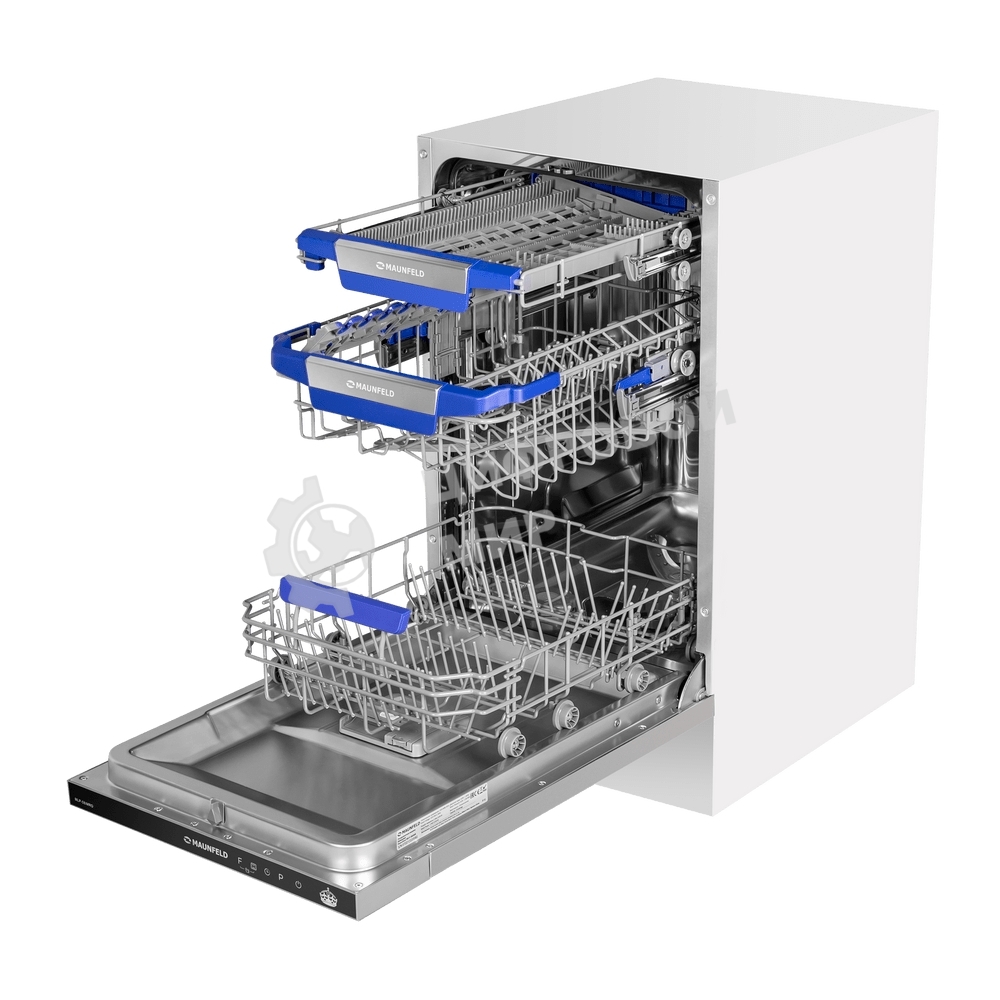 Встраиваемая посудомоечная машина Maunfeld MLP-08PRO, серебристый, 44.8 см, 10 компл., 47 дБ, класс A++