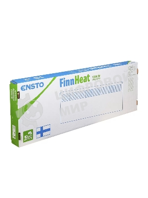 Конвектор электрический Ensto Laммitin EPHLM15PR белый, 1500 Вт, 24 м2, термостат