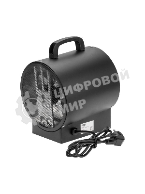 Пушка тепловая электрическая Rexant круглая, прямоугольная подставка, ТЭН, 2кВт